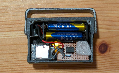 Electronics embedded in case